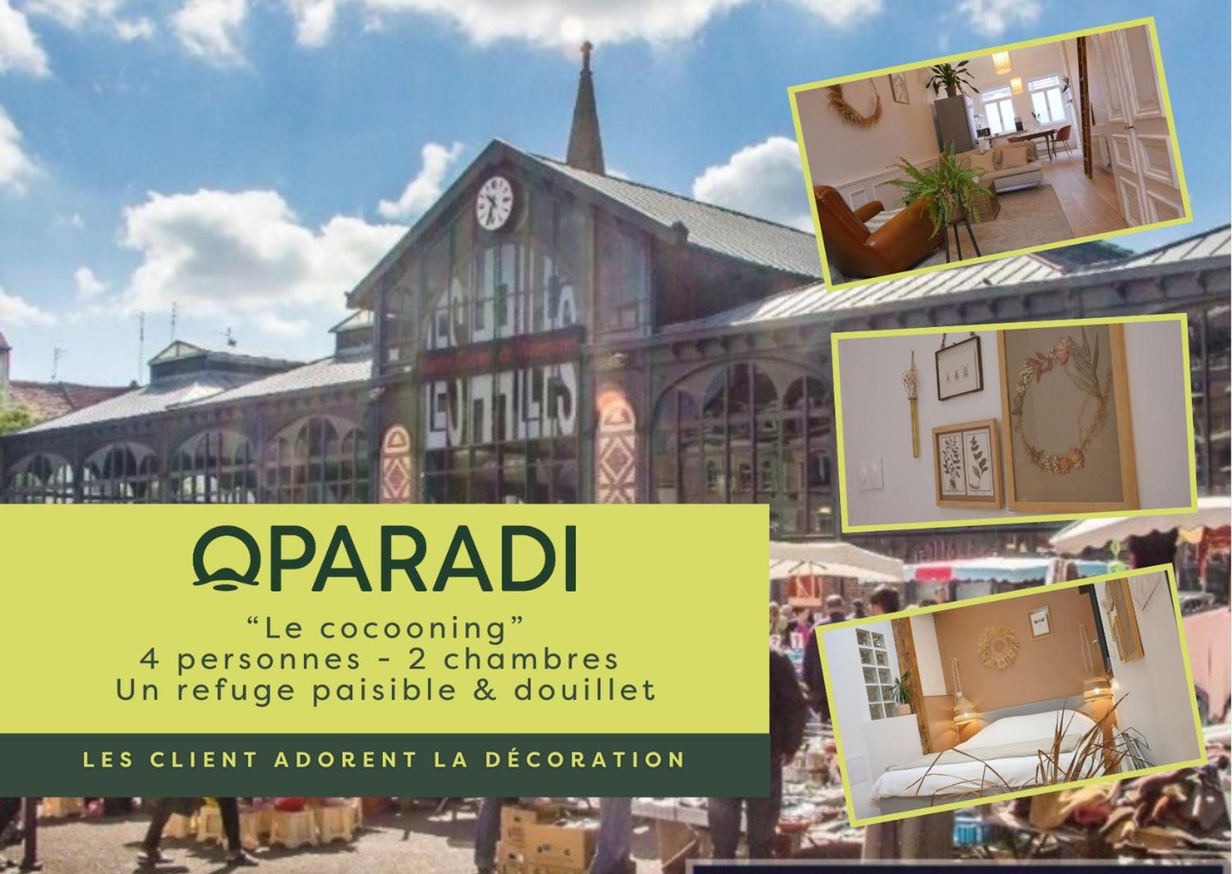 Oparadi "Le Coconing" En Plein Coeur Du Marche De Wazemmes Lille Eksteriør bilde